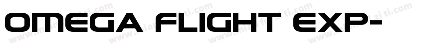 Omega Flight Exp字体转换